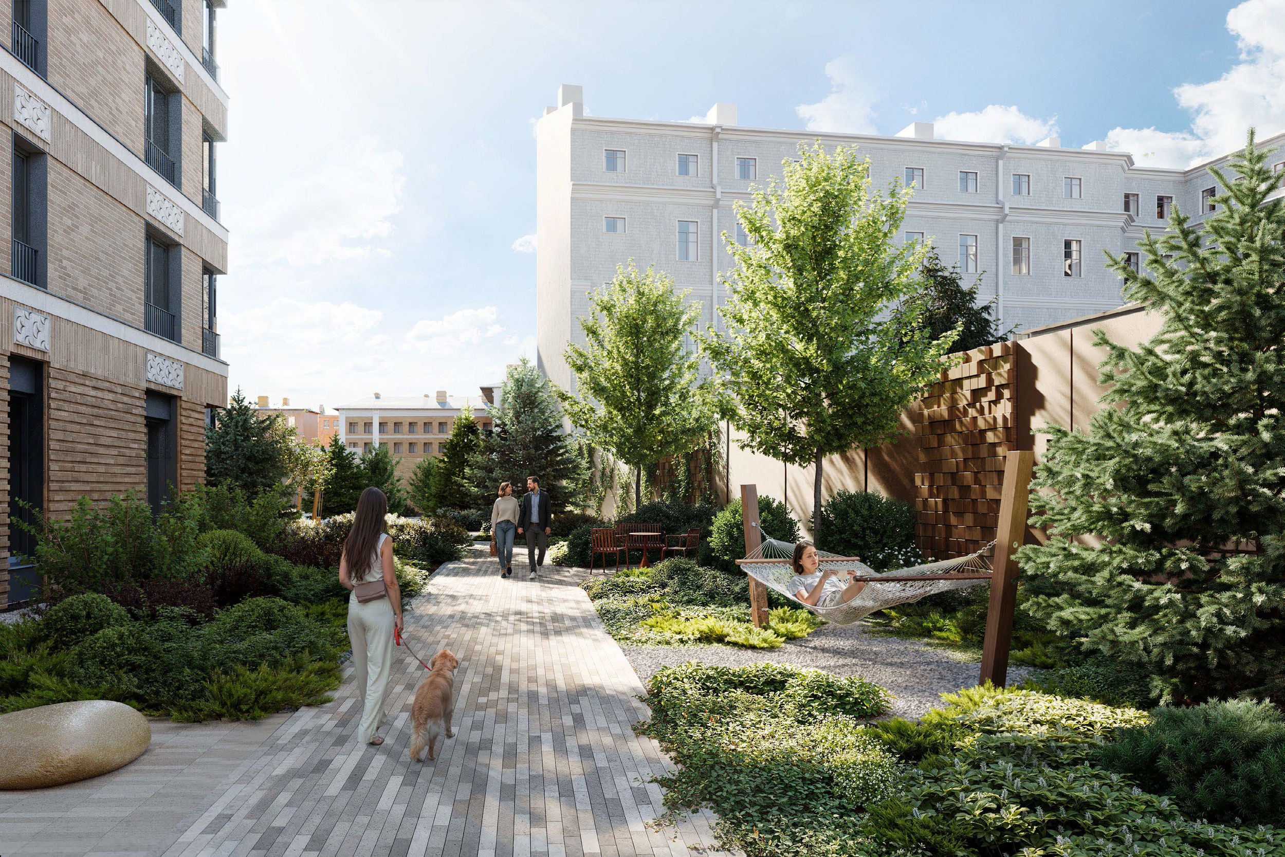 Интерьер сада